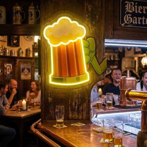 Cowboy Pickle Cartoon LED Neon Sign Light Pop Art