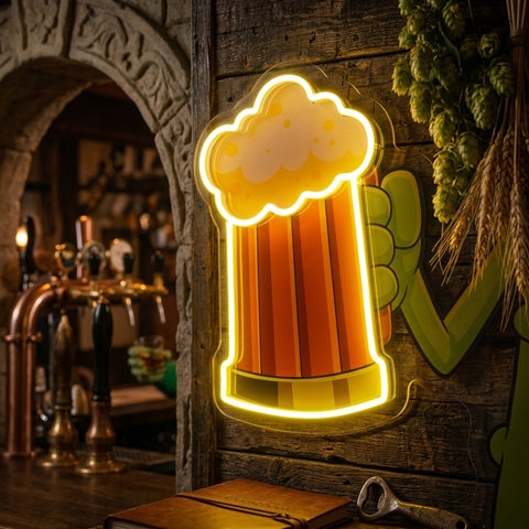 Cowboy Pickle Cartoon LED Neon Sign Light Pop Art