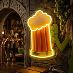 Cowboy Pickle Cartoon LED Neon Sign Light Pop Art