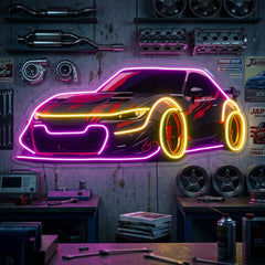 Race Drift LED Neon Sign Light Pop Art