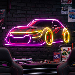 Race Drift LED Neon Sign Light Pop Art