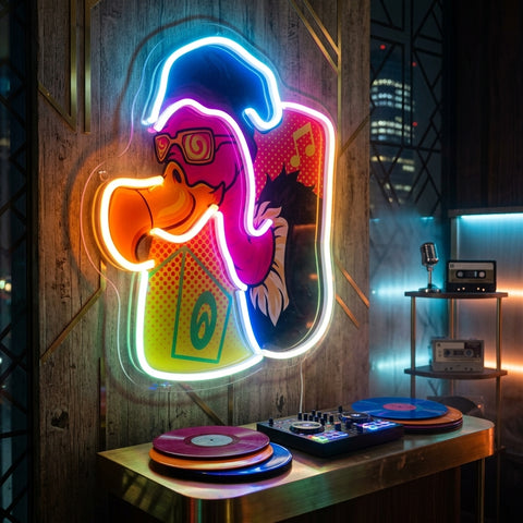 Vulture Skull LED Neon Sign Light Pop Art