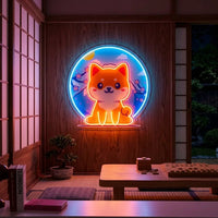 Shiba Mountain LED Neon Sign Light Pop Art