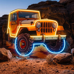 Adventure Jeep LED Neon Sign Light Pop Art
