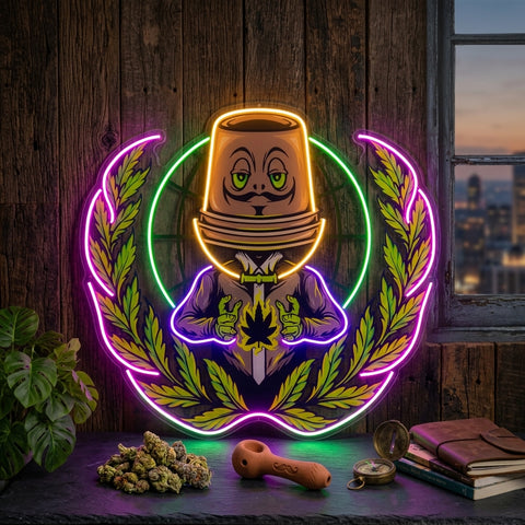 Weed Boss LED Neon Sign Light Pop Art