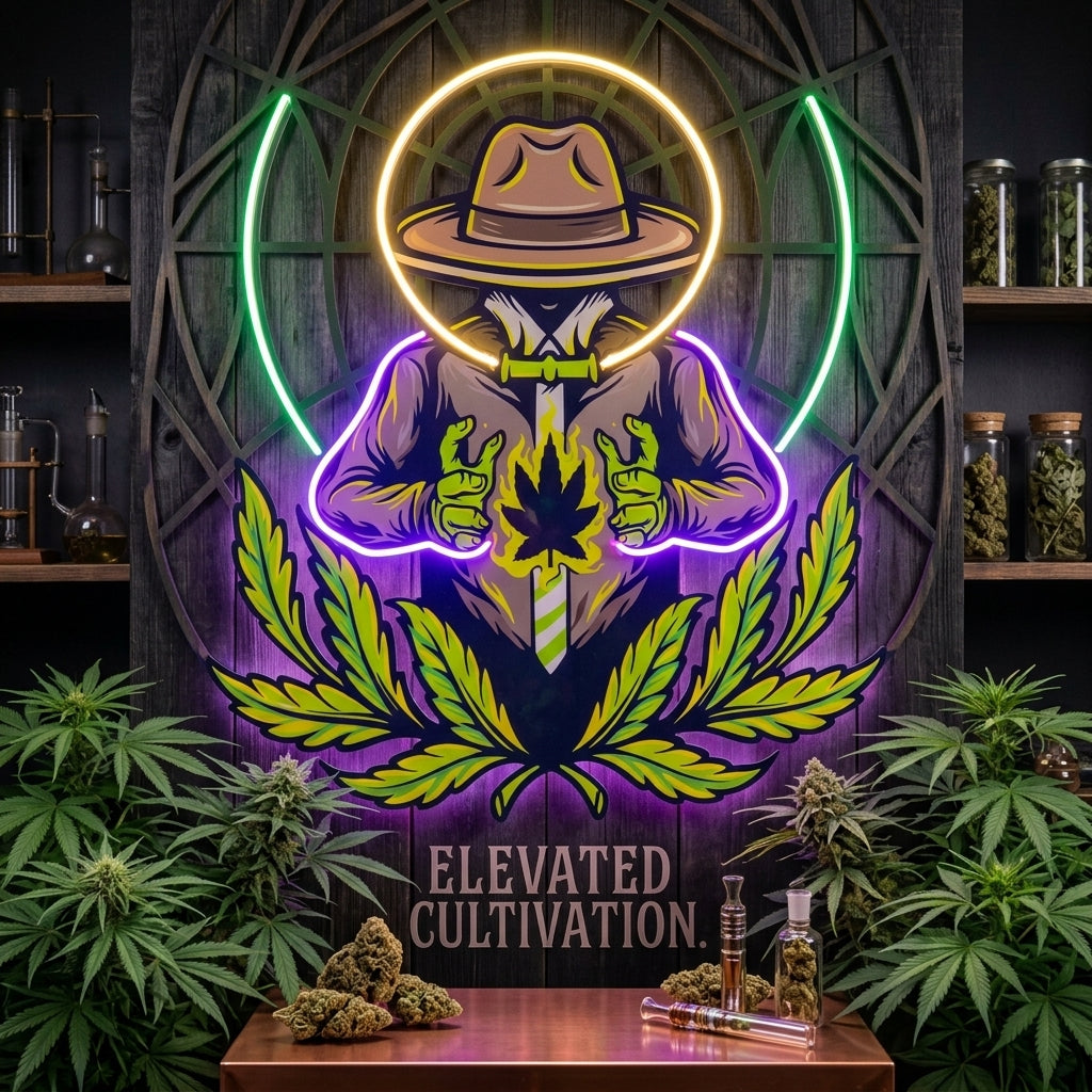 Weed Boss LED Neon Sign Light Pop Art