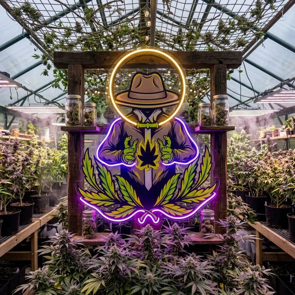 Weed Boss LED Neon Sign Light Pop Art