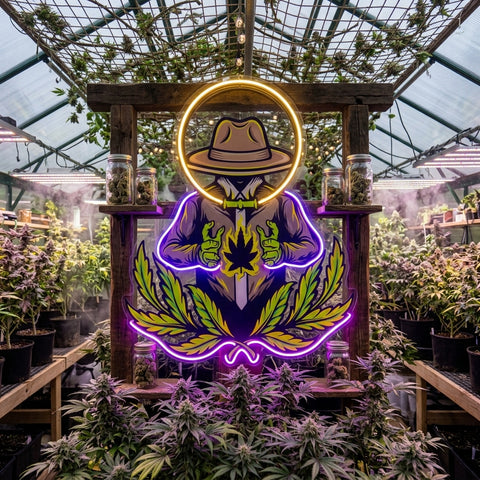 Weed Boss LED Neon Sign Light Pop Art
