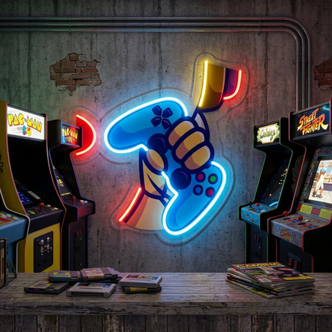 Cute Mummy Gaming LED Neon Sign Light Pop Art