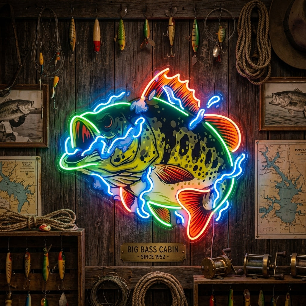 Fish Art LED Neon Sign Light Pop Art