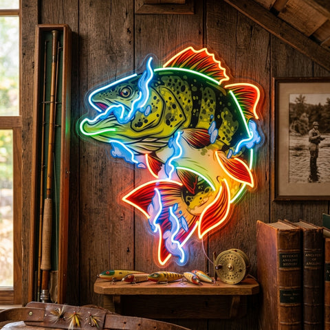 Fish Art LED Neon Sign Light Pop Art
