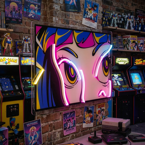 Radiant Gaze LED Neon Sign Light Pop Art