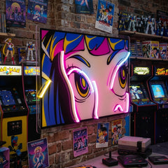 Radiant Gaze LED Neon Sign Light Pop Art