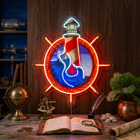 Light House LED Neon Sign Light Pop Art