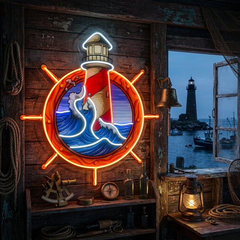 Light House LED Neon Sign Light Pop Art