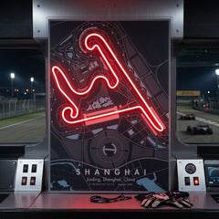 Shanghai F1 Circuit LED Neon Sign Light Pop Art