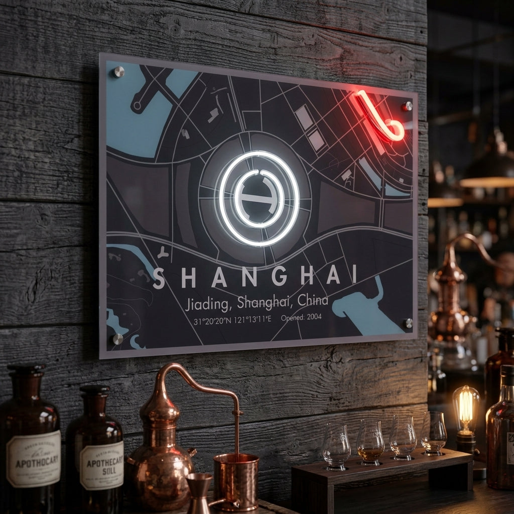 Shanghai F1 Circuit LED Neon Sign Light Pop Art