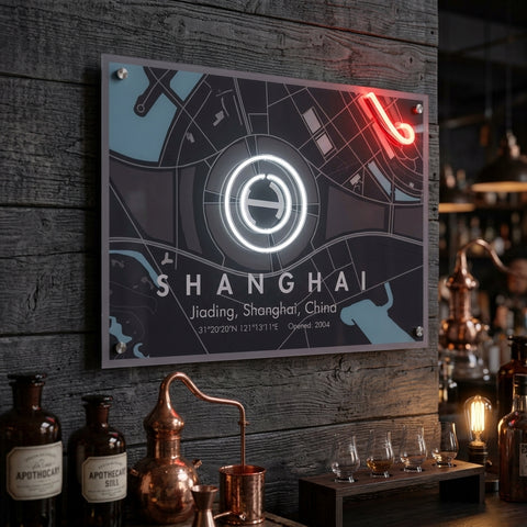 Shanghai F1 Circuit LED Neon Sign Light Pop Art