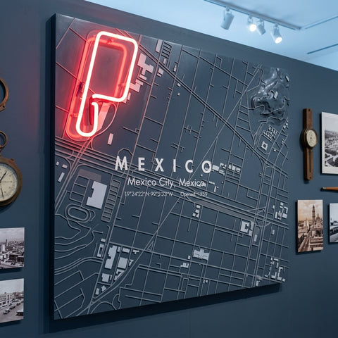 Mexico City Formula F1 Circuit LED Neon Sign Light Pop Art