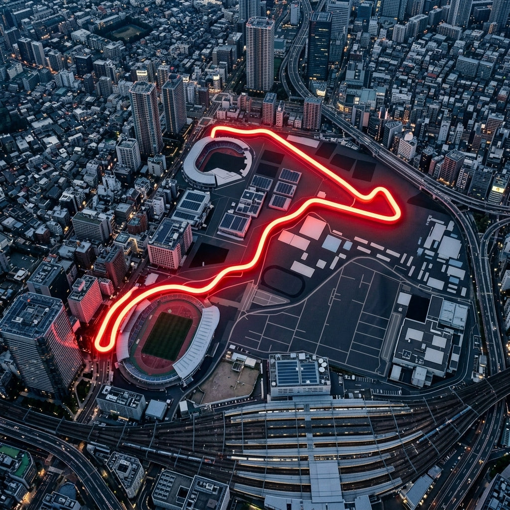 Mexico City Formula F1 Circuit LED Neon Sign Light Pop Art