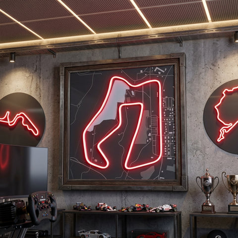 America Formula F1 Circuit LED Neon Sign Light Pop Art