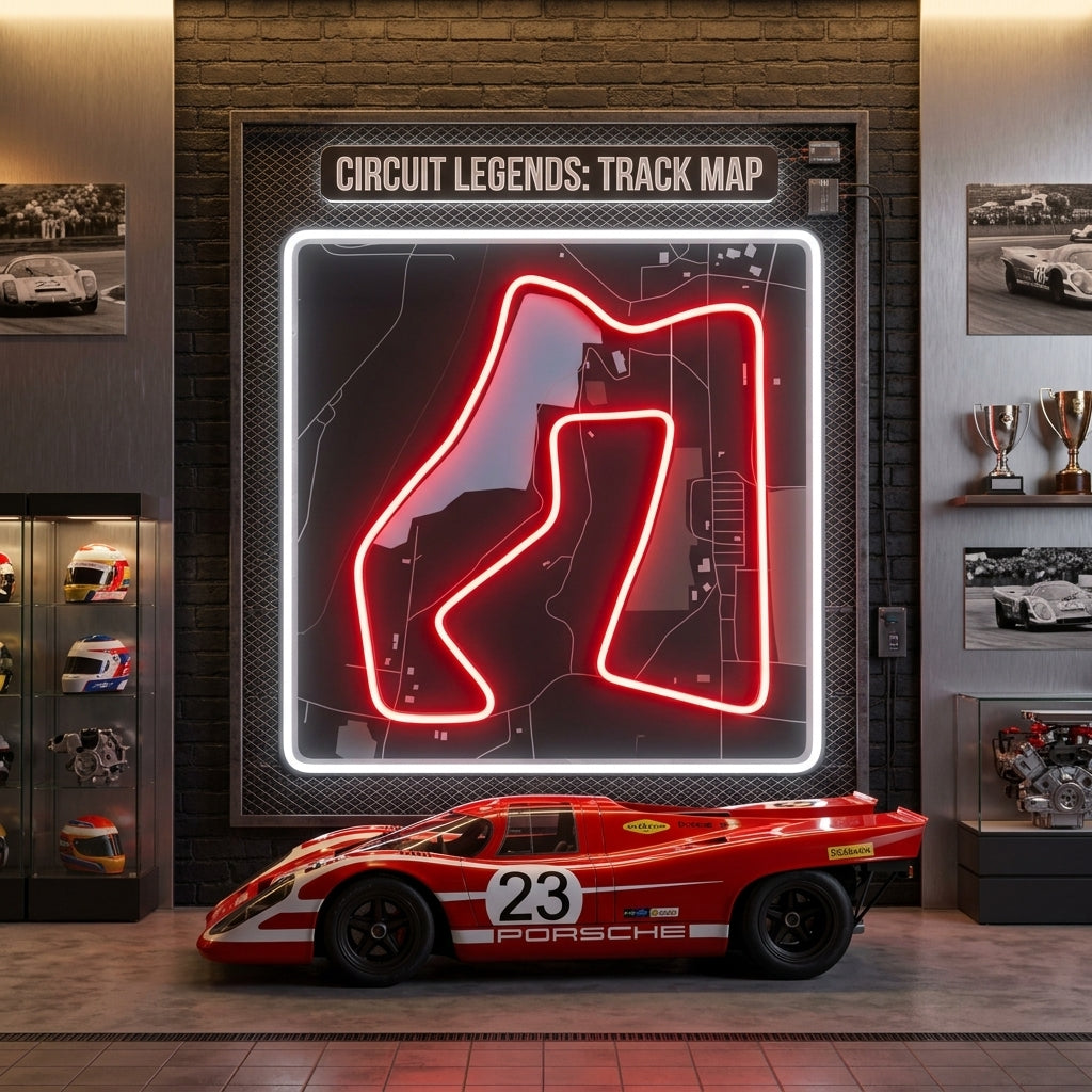 America Formula F1 Circuit LED Neon Sign Light Pop Art