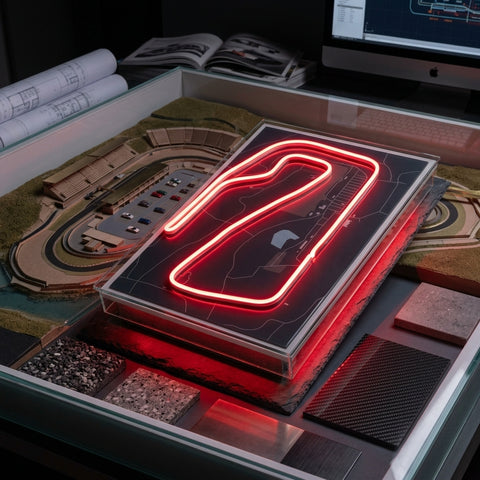 America Formula F1 Circuit LED Neon Sign Light Pop Art