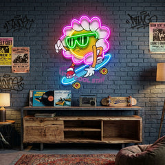 Daisy Flower Groovy LED Neon Sign Light Pop Art