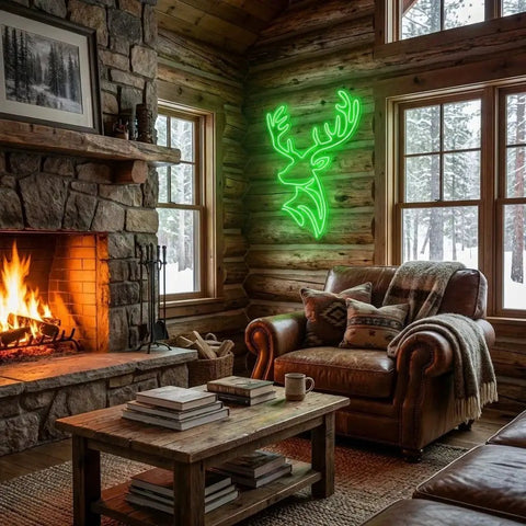 Deer Led Neon Sign Light