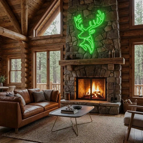 Deer Led Neon Sign Light