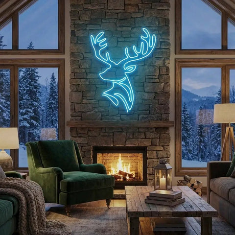 Deer Led Neon Sign Light