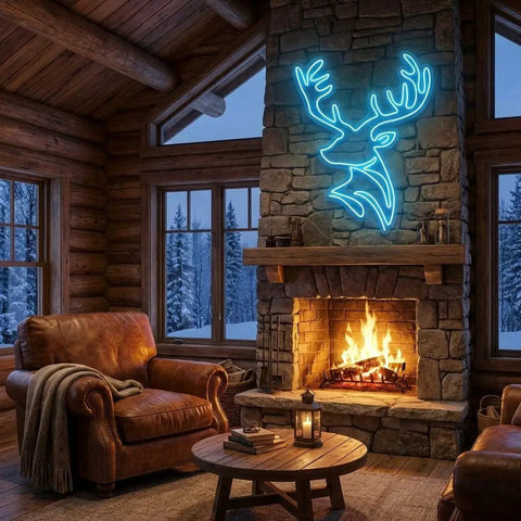 Deer Led Neon Sign Light