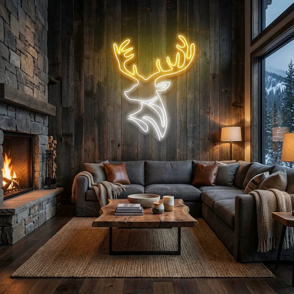 Deer Led Neon Sign Light