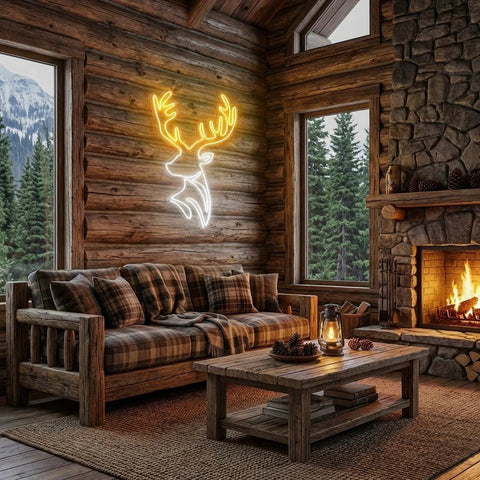 Deer Led Neon Sign Light
