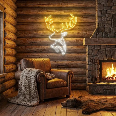 Deer Led Neon Sign Light