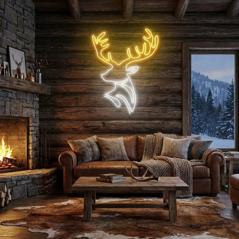 Deer Led Neon Sign Light