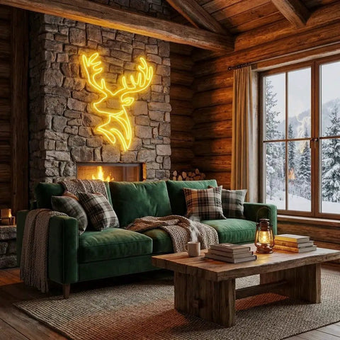 Deer Led Neon Sign Light