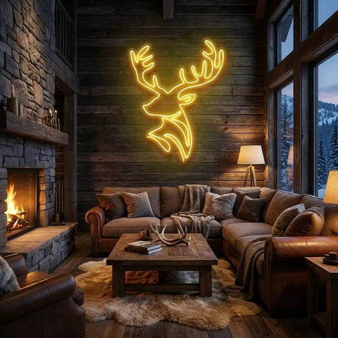 Deer Led Neon Sign Light