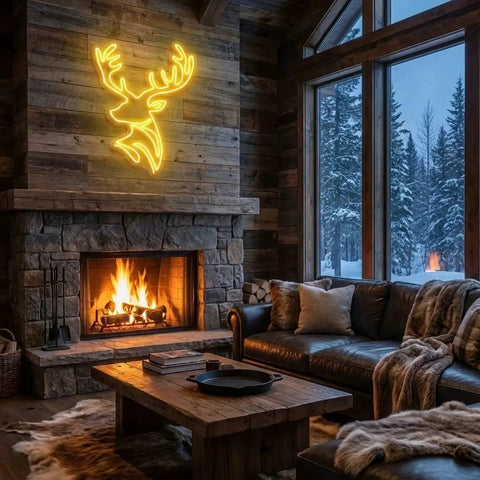 Deer Led Neon Sign Light