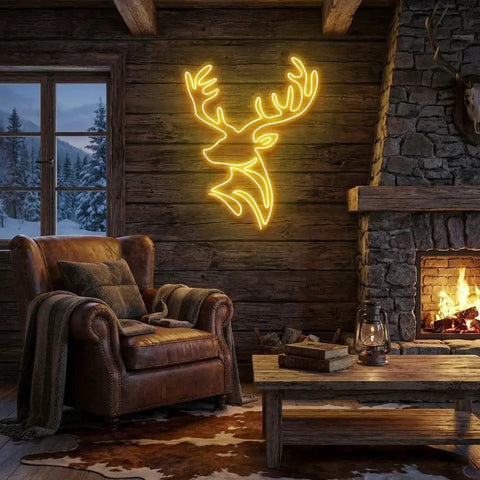 Deer Led Neon Sign Light