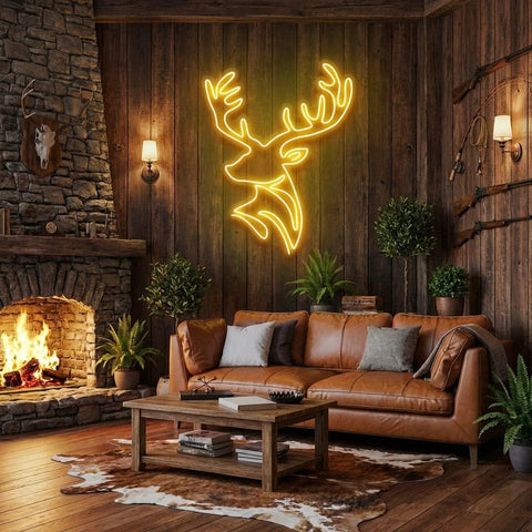 Deer Led Neon Sign Light