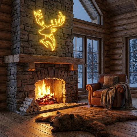 Deer Led Neon Sign Light