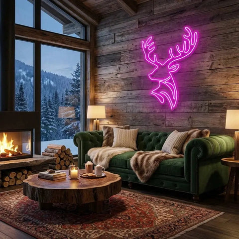 Deer Led Neon Sign Light