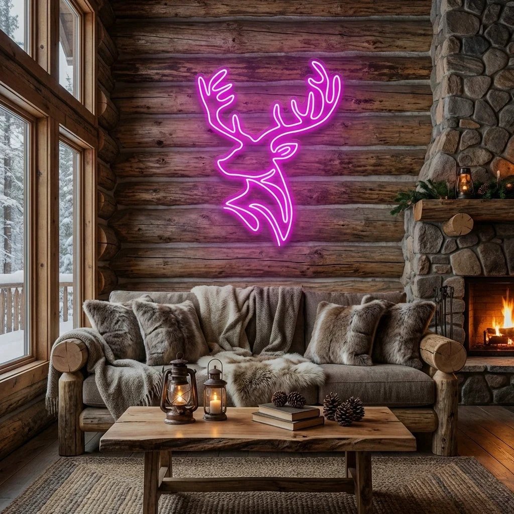 Deer Led Neon Sign Light