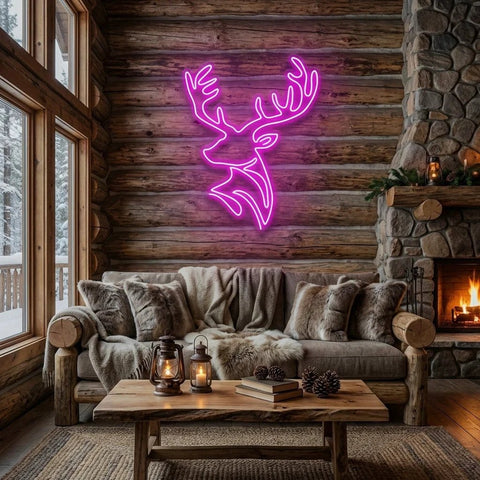 Deer Led Neon Sign Light