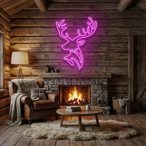 Deer Led Neon Sign Light