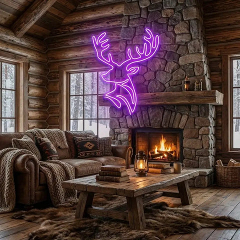 Deer Led Neon Sign Light