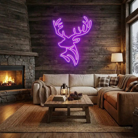 Deer Led Neon Sign Light