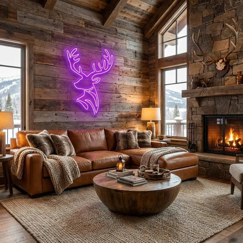 Deer Led Neon Sign Light