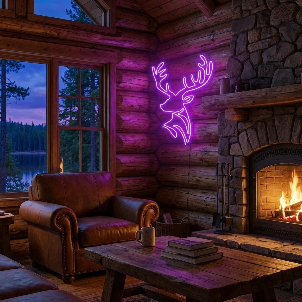 Deer Led Neon Sign Light
